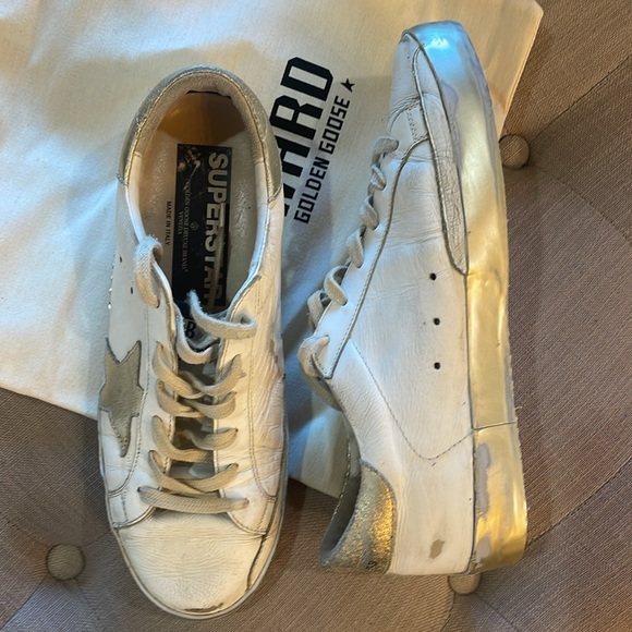 PRICE DROP Just resole & cleaned at a GG store! Golden Goose Superstar Size 39 - Picture 6 of 7